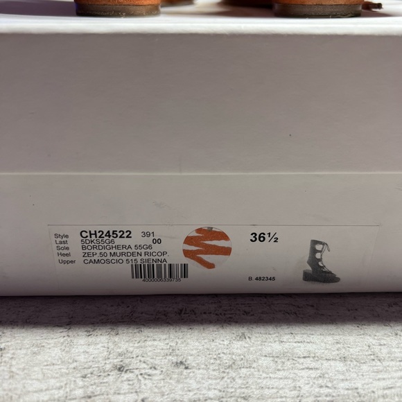 Chloe Sierra Camoscio Heels Size 6.5 (36.5) - Picture 6 of 6